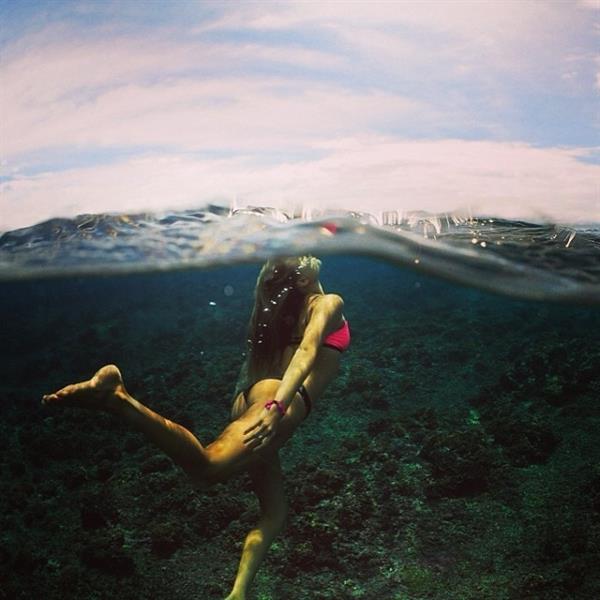 Alana Blanchard in a bikini