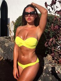 Sabine Jemeljanova in a bikini