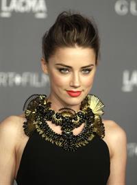 Amber Heard LACMA Art Film Gala in Los Angeles on October 27, 2012