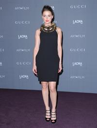 Amber Heard LACMA Art Film Gala in Los Angeles on October 27, 2012