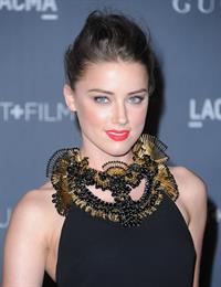 Amber Heard LACMA Art Film Gala in Los Angeles on October 27, 2012