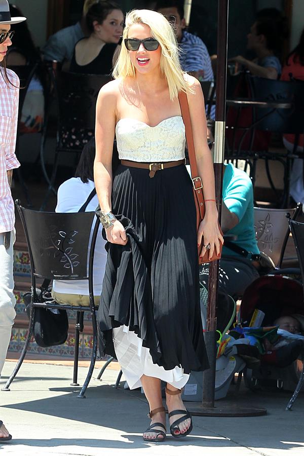 Amber Heard out in Los Angeles on July 11, 2012