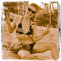 Charli Robinson in a bikini