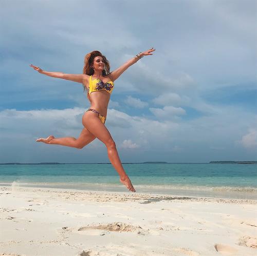 Tatiana Kotova in a bikini