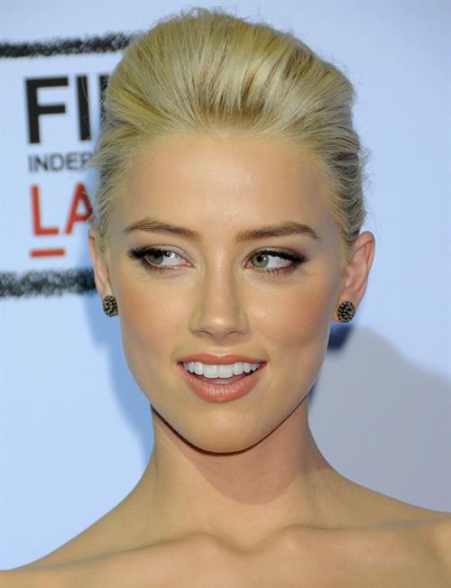 Amber Heard the Rum Diary premiere in Los Angeles on October 13, 2011