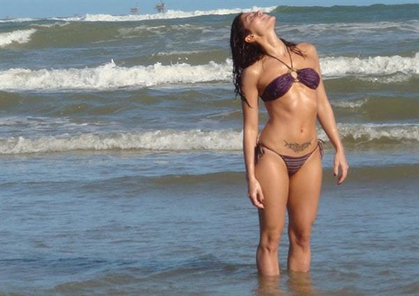 Carol Castro in a bikini