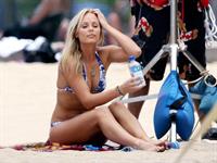 Laura Vandervoort in a bikini