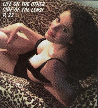 Paget Brewster in lingerie