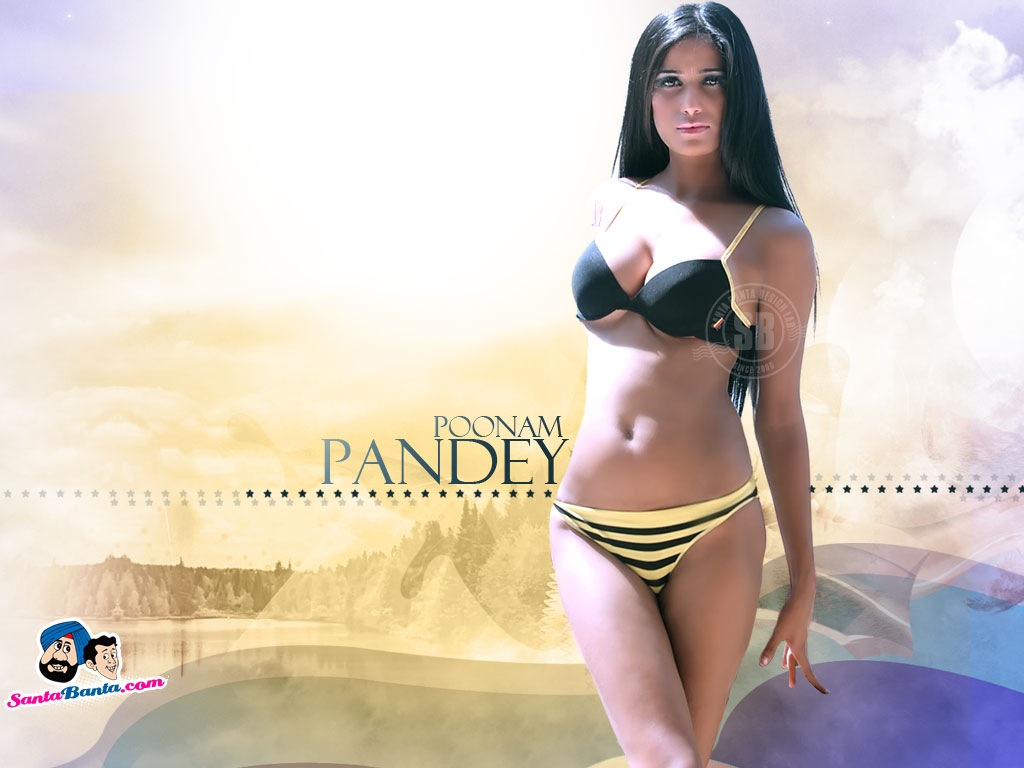 Poonam Pandey in a bikini