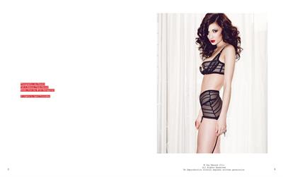 Alice Sey in lingerie