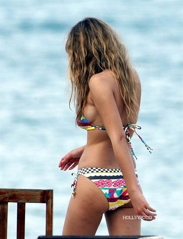 Keeley Hazell in a bikini - ass