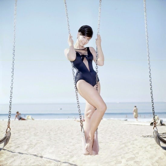 Yvonne Craig in a bikini