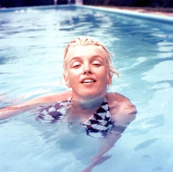 Marilyn Monroe in a bikini