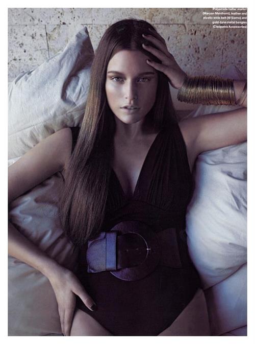 Kim Cloutier in a bikini