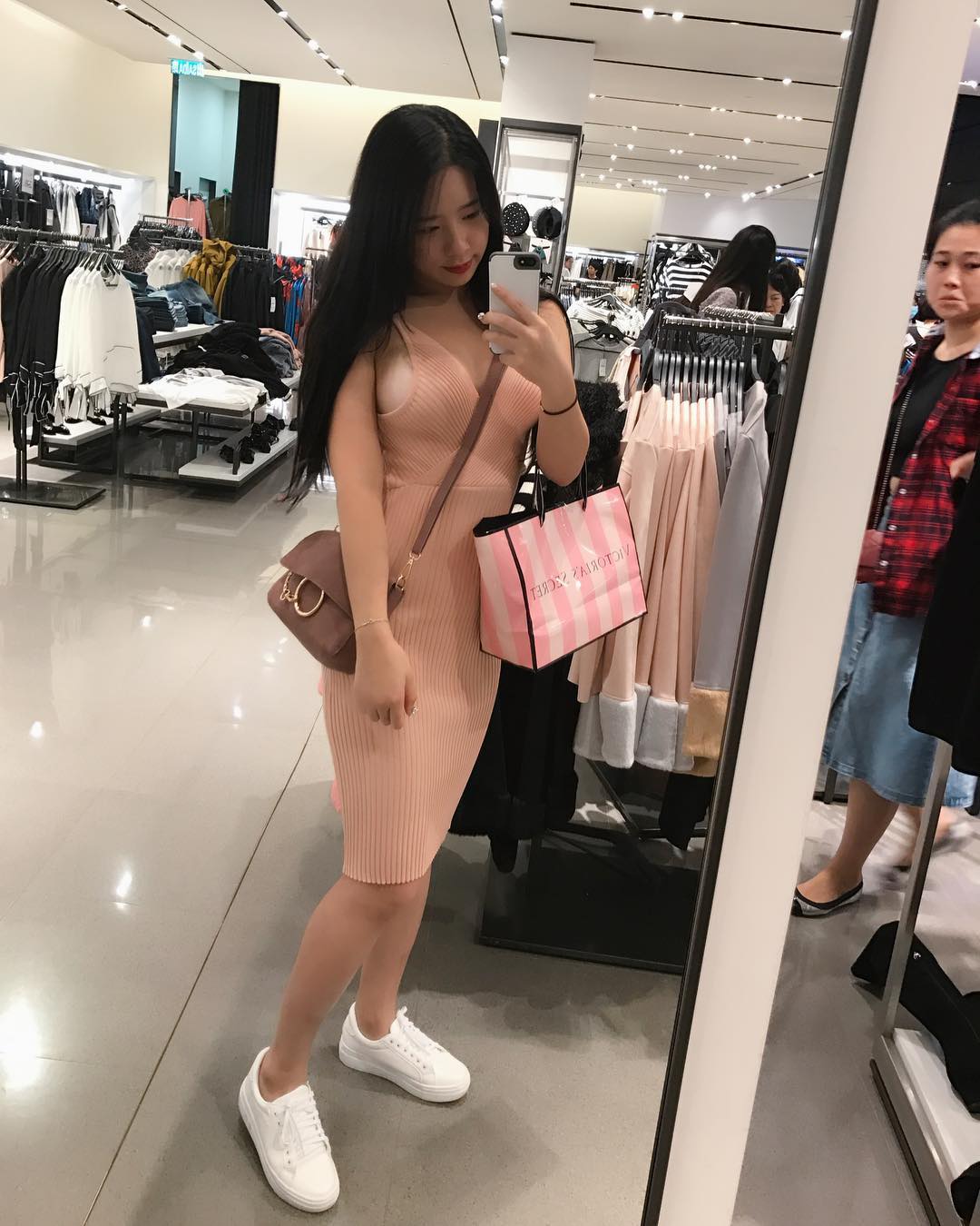 Kim Bitnara taking a selfie