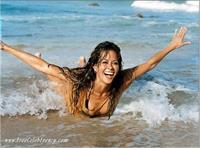 Brooke Burke in a bikini
