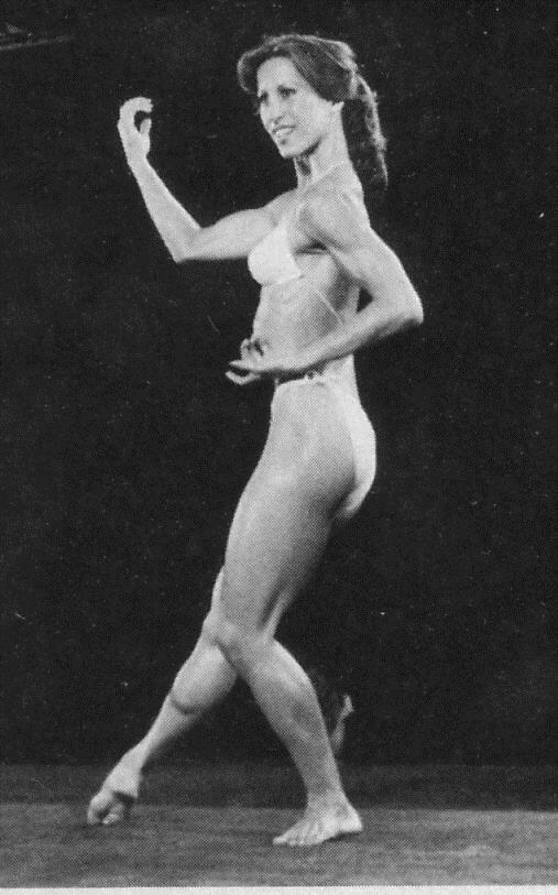 Rachel McLish in a bikini