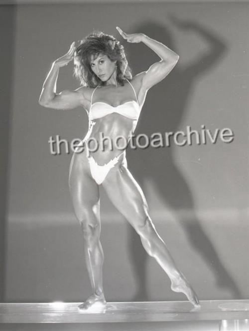 Rachel McLish in a bikini