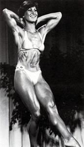 Rachel McLish in a bikini