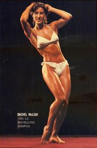 Rachel McLish in a bikini