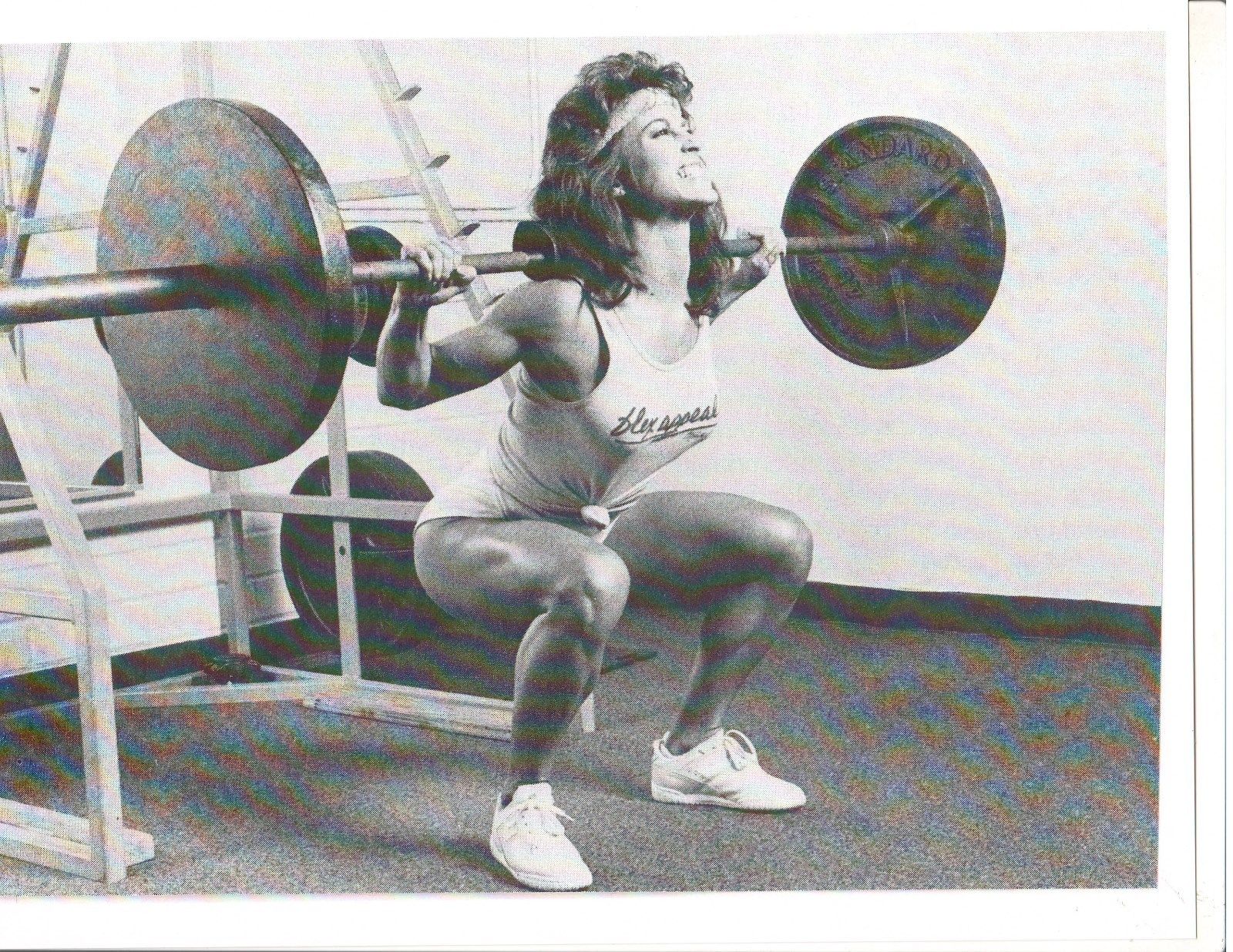 Rachel McLish in a bikini