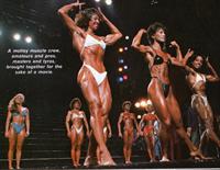 Rachel McLish in a bikini