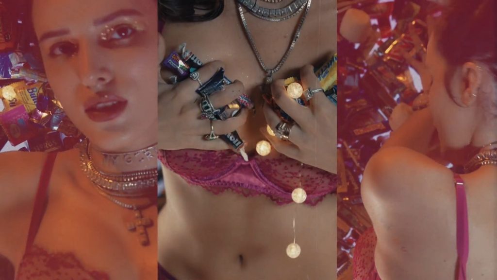 Pictures from Bella Thorne's  Thorne By Bella  shop.  November 2018