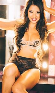 Jenny Chu in lingerie