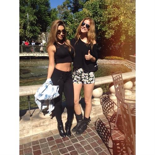 Chantel Jeffries taking a selfie