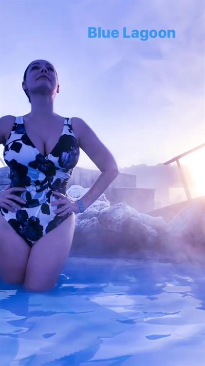 Kelly Brook in a bikini
