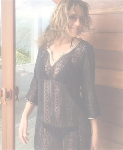 Elizabeth Hurley in a bikini