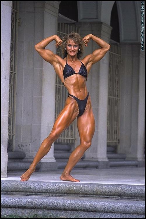 Cory Everson in a bikini