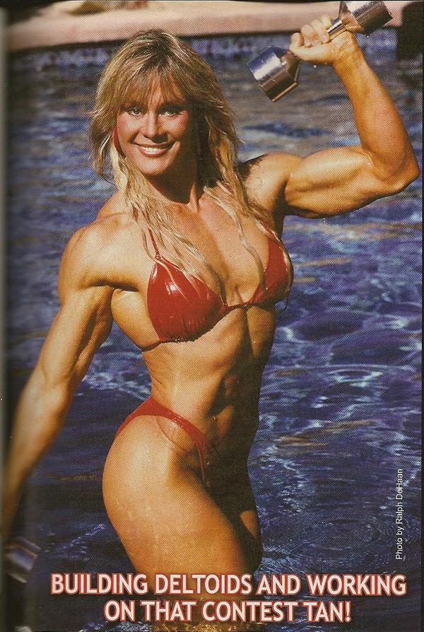 Cory Everson in a bikini