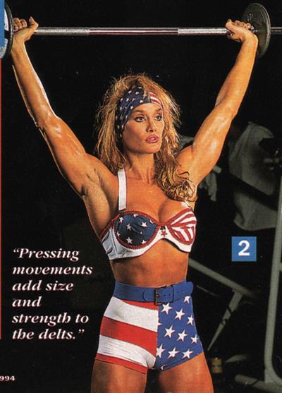 Cory Everson in a bikini