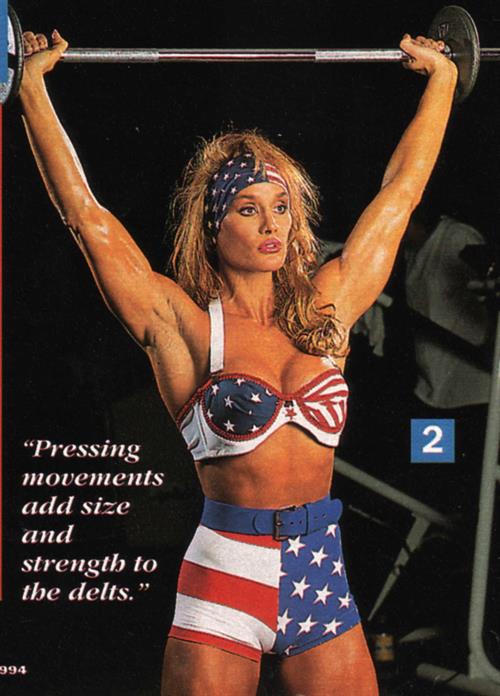 Cory Everson in a bikini