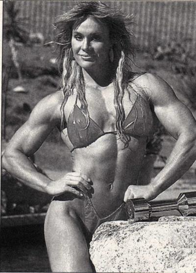 Cory Everson in a bikini