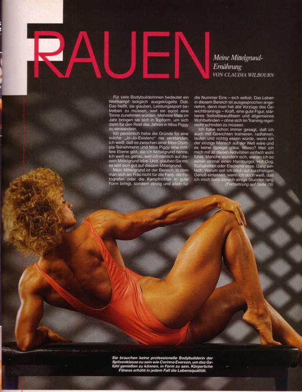 Cory Everson in a bikini