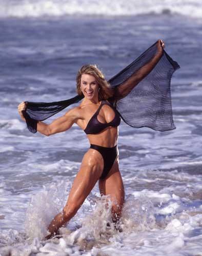 Cory Everson in a bikini