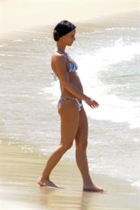 Gabrielle Anwar in a bikini
