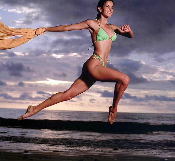 Patricia Velásquez in a bikini