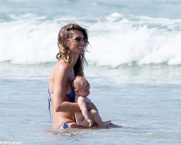 Gisele Bündchen in a bikini