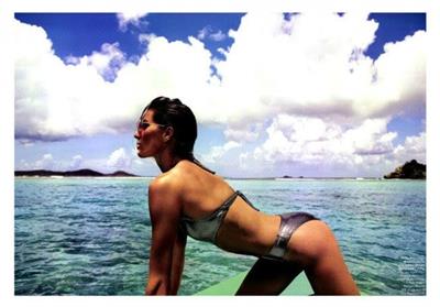 Gisele Bündchen in a bikini