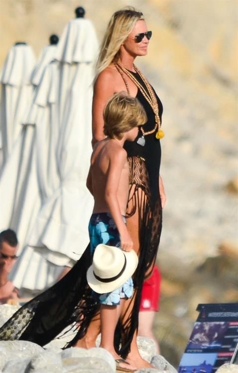 Elle MacPherson in a bikini