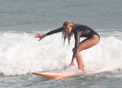 Elle MacPherson in a bikini