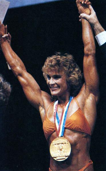 Cory Everson in a bikini