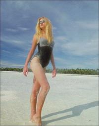 Kristanna Loken in a bikini