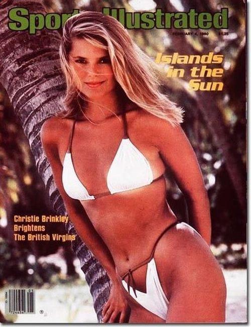 Christie Brinkley in a bikini