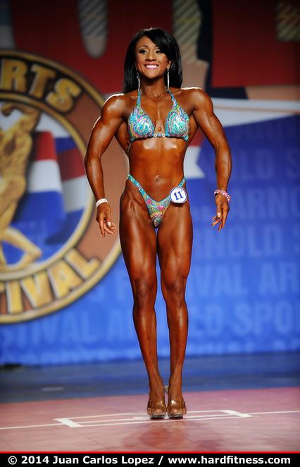 Tanji Johnson in a bikini