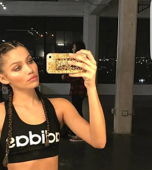 Audreyana Michelle taking a selfie