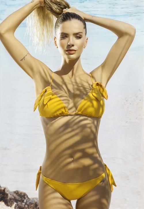 María Eugenia Suárez in a bikini